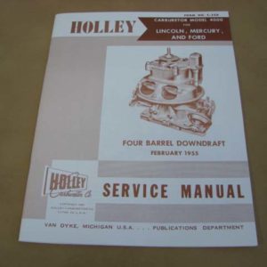 DLT060 Carburetor Manual, 1955