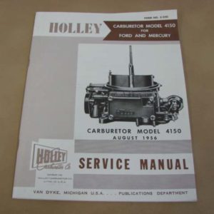 DLT062 Carburetor Manual, 1957