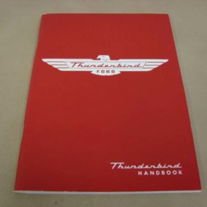 DLT063 Owners Manual 1955 Thunderbird