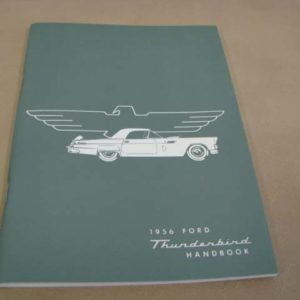 DLT064 Owners Manual 1956 Thunderbird