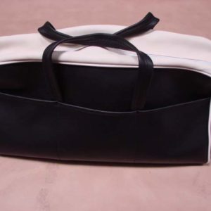 DAC1055BK Tote Bag, Black / White