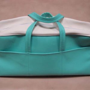 DAC1055GN Tote Bag, Green / White