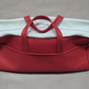 DAC1056RD Tote Bag, Red / White