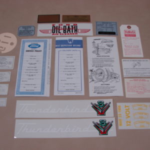 DDK013 Decal Kit, 18 Piece