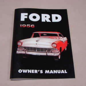 DLT173 Owners Manual, 1956 Ford