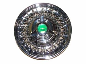 A1015HGN Wire Wheel, 14 Inch, Chrome, With Green Spinner