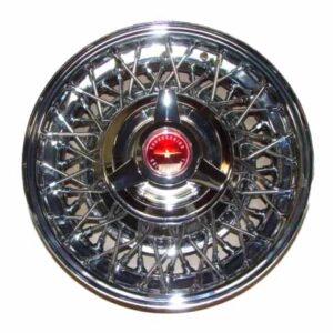 A1015KRD Wire Wheel, Red Center, 15 Inch x 6 Inch Tube Type