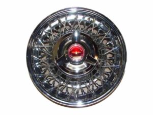 A1015LRD Wire Wheel, Red Center, 15&#8243; Tube Type, Chrome