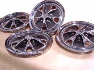 A1130I Hub Cap, Styled Steel Look, No Center, Set Of 4