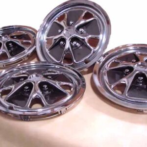 A1130I Hub Cap, Styled Steel Look, No Center, Set Of 4