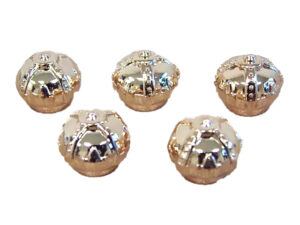 A1706B Valve Stem Cap Set, Gold, 5 Pieces