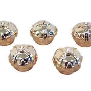 A1706B Valve Stem Cap Set, Gold, 5 Pieces