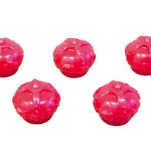 A1706C Valve Stem Cap Set, Red, 5 Pieces