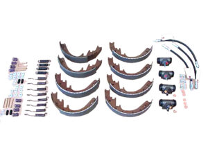 A2019AK Brake Overhaul Kit, Includes Shoes, Springs, Hold Down Hardware, Hoses, Wheel Cylinders