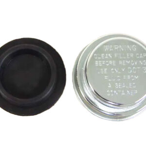 A2162E Master Cylinder Cap, Screw On Type, Chrome