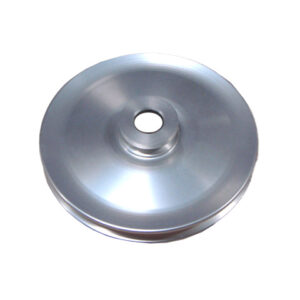 A3733A Power Steering Pump Pulley, 5 1/4 Inch Od, Billet Aluminum Silver