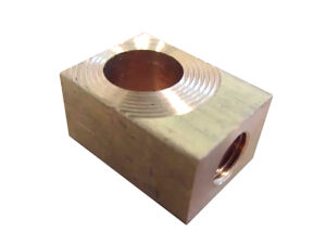 A2076A Brake Line Brass Block