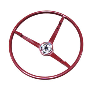 A3600E09 Steering Wheel, Dark Red