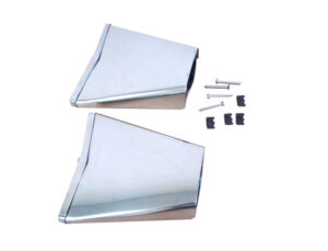 A5202D Exhaust Deflector, Pair, Delta Wing Style, Stainless