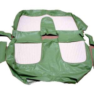 USCE5603 Seat Cover, Green And White With Embossment