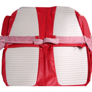 USCE5706 Seat Cover, Red And White With Embossment