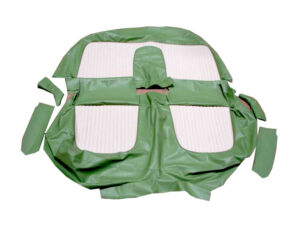 USCL5603 Seat Cover, Green And White Leather