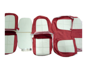 USC6006 Seat Cover Set, Red And White