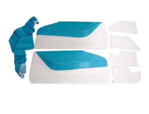 UTK5806 Upholstery Trim Kit, Turquoise And White