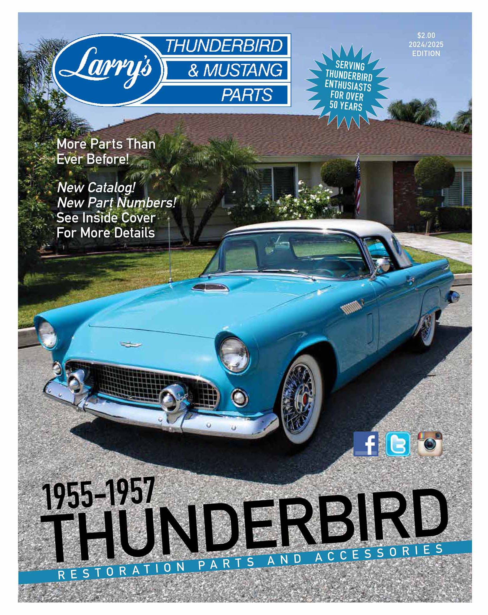 2024-2025 Larry's 1955-57 Thunderbird Catalog