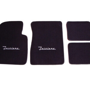 UFM5703 Floor Mat Set, Black With Fairlane